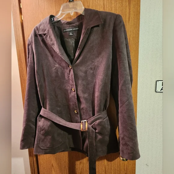 Josephine Chaus Size 12 Brown Blazer Jacket - Picture 4 of 10
